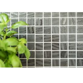 Mosaiikkilaatta Fliesen Quadrat Eco Uni musta 31,5 x 31,5 cm