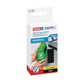 Tarranauha Tesa Universal Musta 1 m x 20 mm
