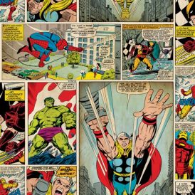 Paperitapetti Sandudd Kids@Home Marvel Comic Strip 70-264