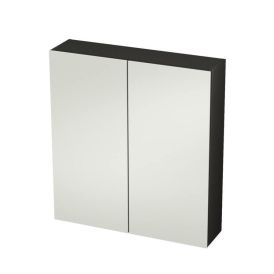 Peilikaappi Riva Camden Mattamusta 60 cm