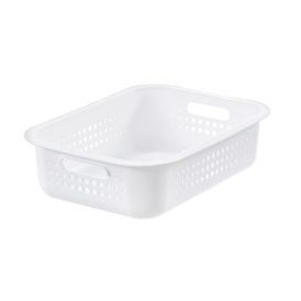 Säilytyskori SmartStore Basket Recycled 6 L Valkoinen 37 x 28 x 10 cm