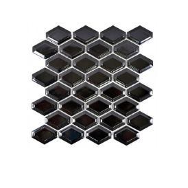 Mosaiikkilaatta Fliesen Daimond musta 25,2 x 26,5 cm