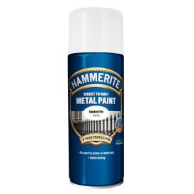 Metallisuihke Hammerite Direct to rust valkoinen 0,4 l